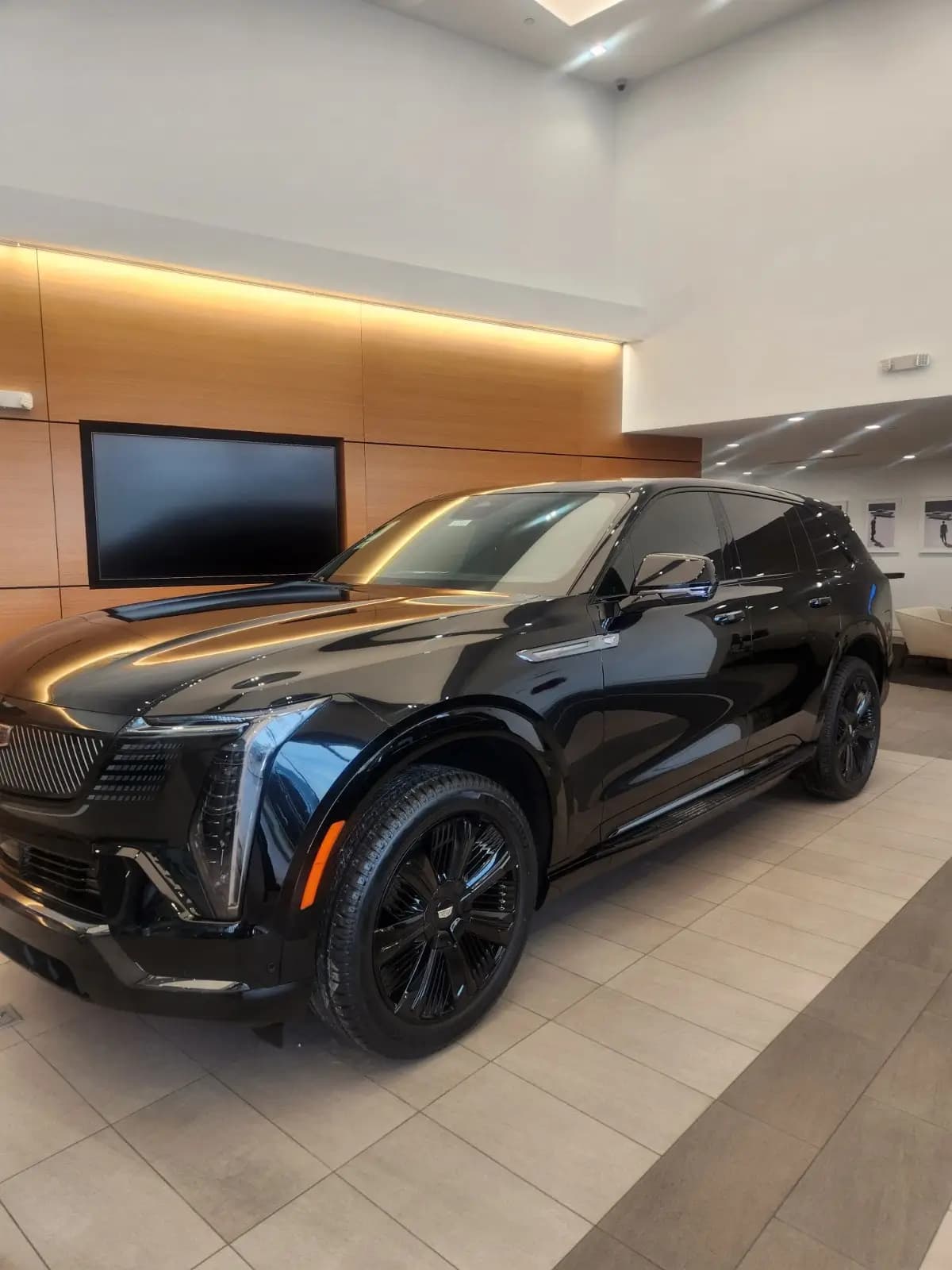 Cadillac luxury vehicle – night shot